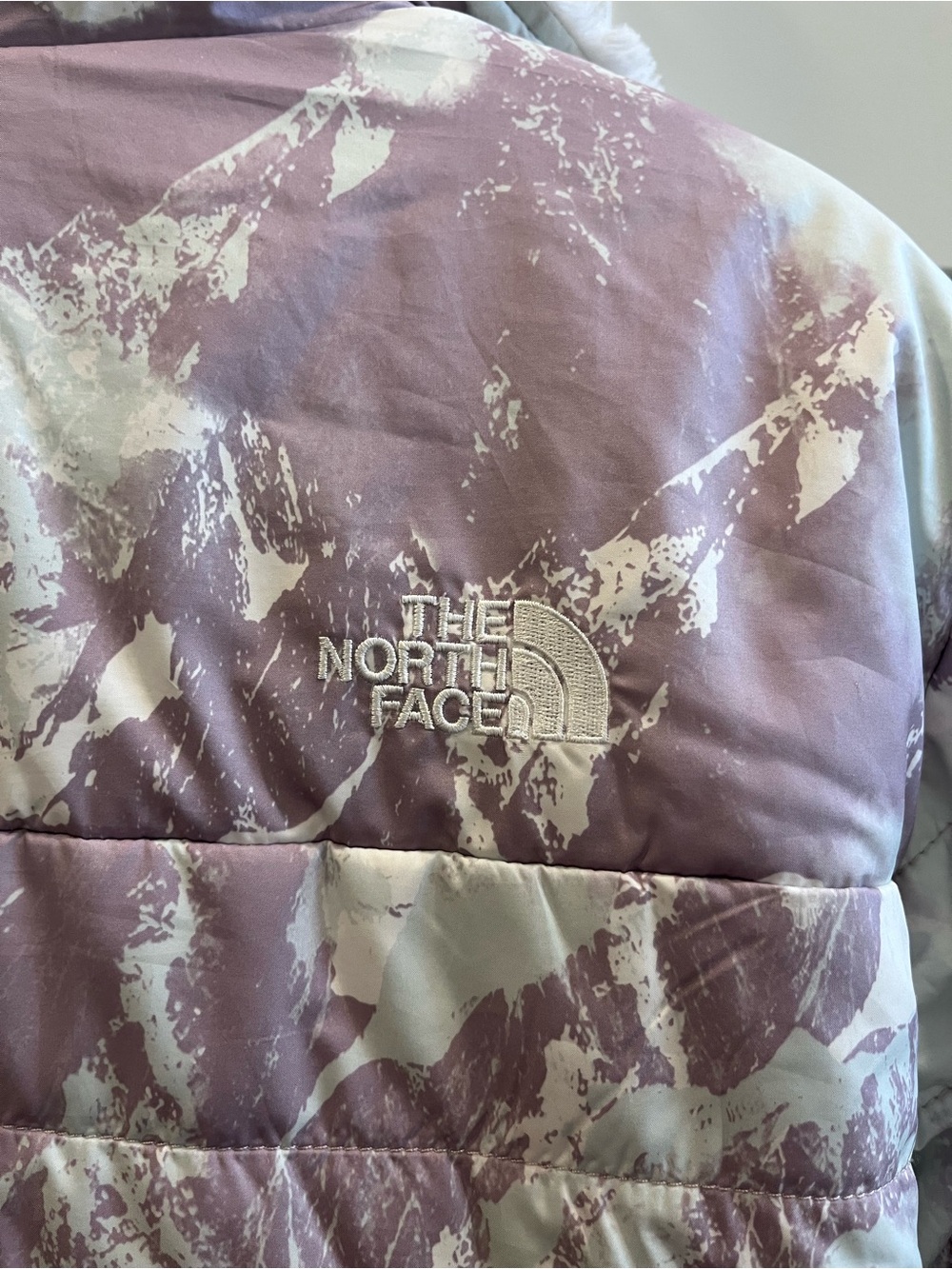 The North Face Reversible Mossbud Swirl Girls' Jacket Size L (14/16) - Picture 12 of 16